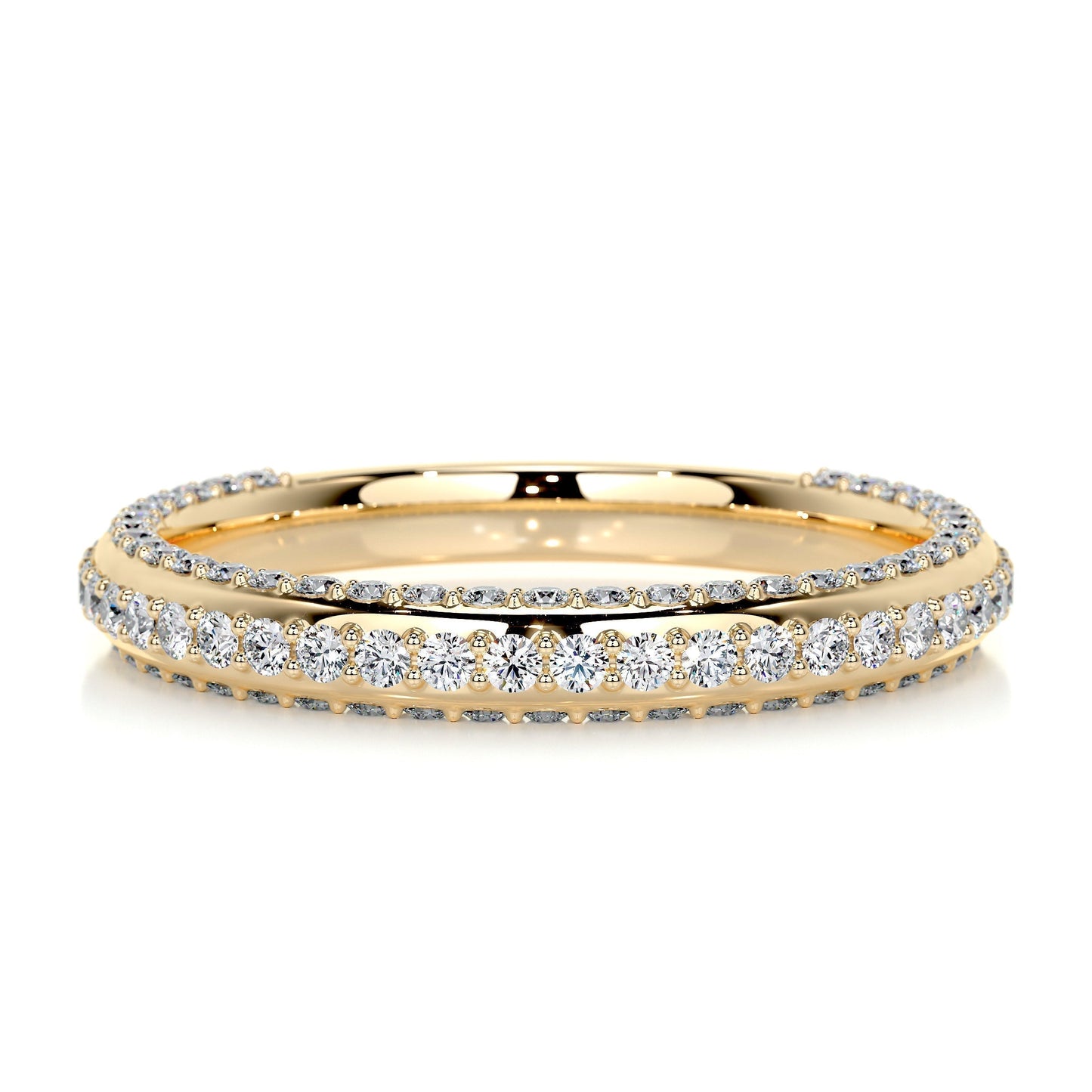 0.75ct Round EF- VVS Diamond Wedding Band