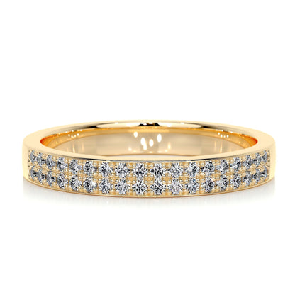 0.2ct Round EF- VVS Diamond Half Eternity Wedding Band