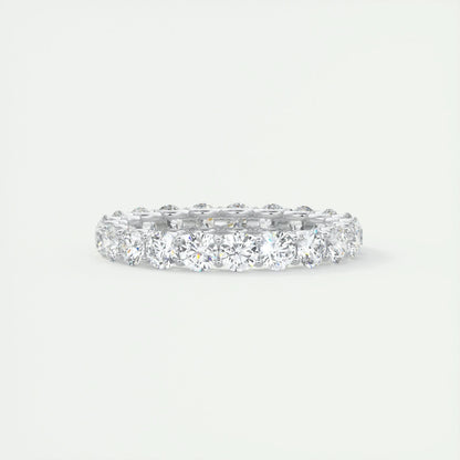 2.1 CT Round Full Eternity CVD EF/VVS Diamond Wedding Band