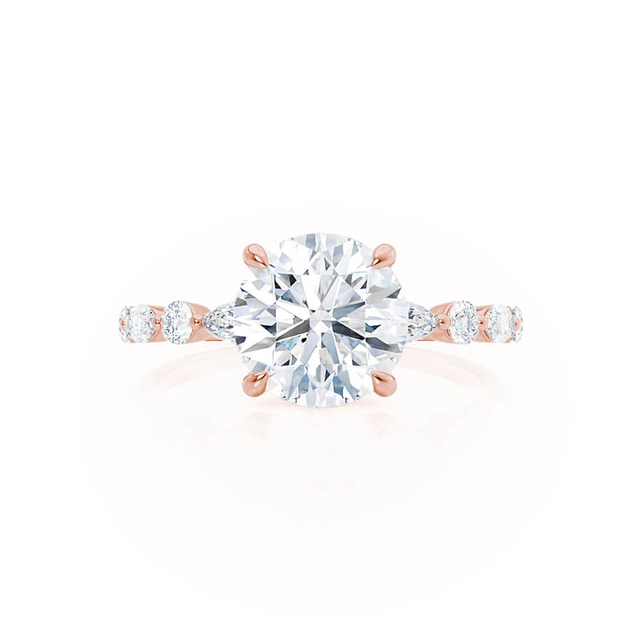 1.0 CT Round Solitaire CVD G/VVS2 Diamond Engagement Ring