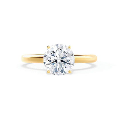 1.20 CT Round Solitaire CVD F/VVS1 Diamond Engagement Ring