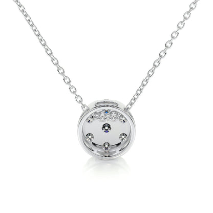 0.50 TCW Round CVD F/VS Diamond Necklace