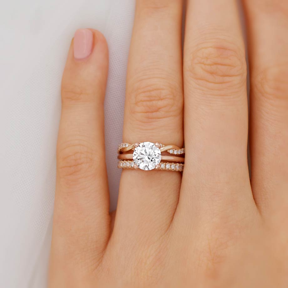 1.20 CT Round Solitaire CVD G/VS2 Diamond Engagement Ring