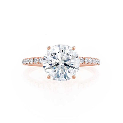 1.0 CT Round Solitaire CVD G/VVS1 Diamond Engagement Ring